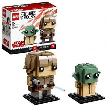Lego Brickheadz - Set de Construcción Luke Skywalker y Yoda,