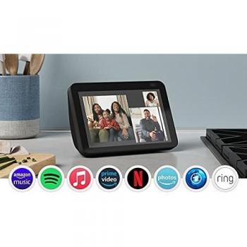 Echo Show 8 (Segunda Generación, 2021) | Pantalla HD Inteligente con Alexa y Cámara de 13 MP | Color Antracita