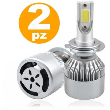 Lámpara LED C6 H7 6000K 36W/3800lm para Auto y Moto - Luz de Cruce y Abatible