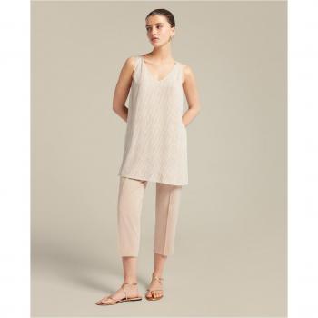 Pantalón Capri de Algodón Elástico Elena Mirò
