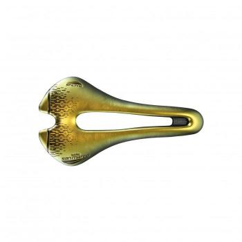 Sillín Selle San Marco Aspide Short Open-Fit Racing Wide amarillo