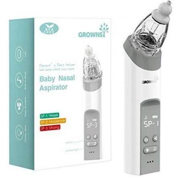 Baby Nasal Aspirator,Nasal Aspirator for Babies,Baby Nose Cleaner, Long Lasting,with Music & Light Soothing Function