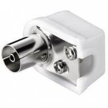 Microconnect COAXADAPTERAF1 Acero Inoxidable, Color Blanco - Conector
