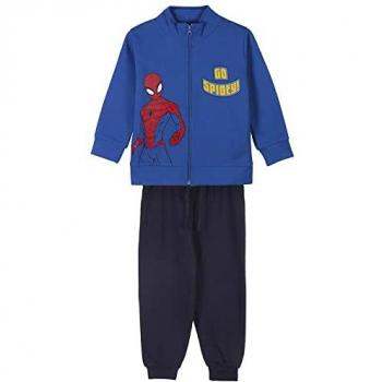 Chándal Infantil Spider-Man Rojo, Unisex, Talla 3 Años, Color Rojo