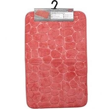 Tendance - Alfombra de baño de microfibra, 50 x 80 cm, color naranja