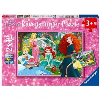 Ravensburger - Puzzle 2 x 12, Disney Princess