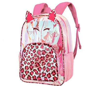 Oh My Pop Feline Mochila Laser Pequeña, Rosa, 29 x 32 cm, Capacidad 13.5 L