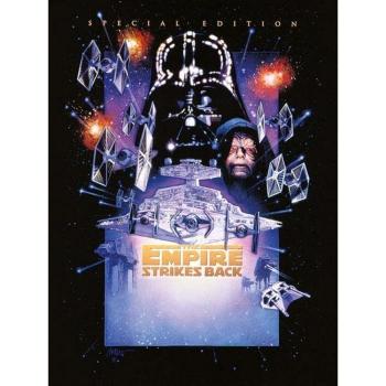 Lienzo Star Wars El Imperio Ataca 60cm x Negro/Azul