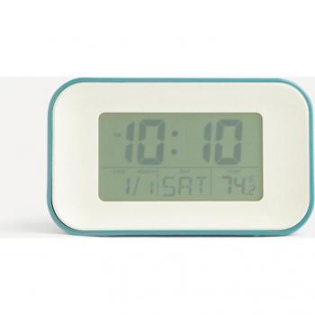 Reloj despertador digital rectangular Alta Acctim