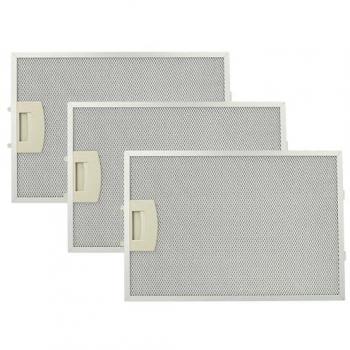 Filtro Metálico de Grasa Vhbw 3x Compatible con Campanas Extractoras Balay 3BD765X/01, 3BD765X/02, 3BD775X/01, 3BD775X
