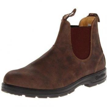 Blundstone 585 Classic Chelsea Boots - Rustic Brown - Unisex - Size UK 9 / EU 43 / US 10