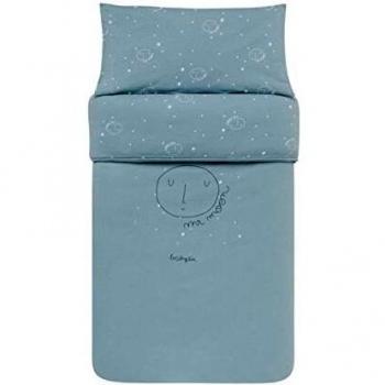 Funda nórdica cuna 60x120 BABY CLIC Mr. Moon Mint