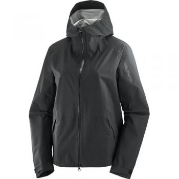 Salomon Outerpath 25L Waterproof Chaqueta Impermeable Mujer Negro