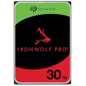 Disco Duro Interno Seagate IronWolf Pro 30TB, 3.5, CMR, 7200 RPM, SATA 6Gb/s, 512 MB Cache, Servicio de Recuperación de Datos