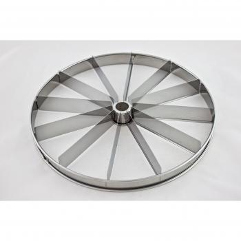 Cortador para tartas (8 porciones, acero), diseño redondo