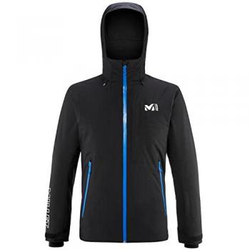 Chaqueta de esquí Millet Stratton para hombre - Membrana impermeable y transpirable Dryedge - Negro/Azul