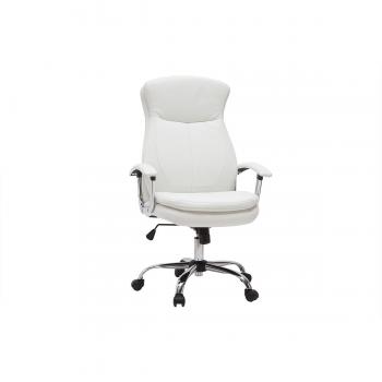 Sillón de escritorio moderno blanco Wall Street MILIBOO