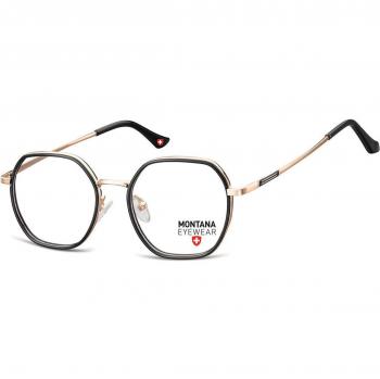 Montana Eyewear M-MTR583 M-MTR583B Armazones y Lentes Recetados para Hombre Negros