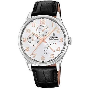 Festina Reloj Multiesfera para Hombre de Cuarzo con Correa en Cuero F20278/A
