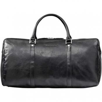 dbramante1928 Kastrup 2 Bolsa de Viaje para Portátil y Uso Diario, Maletín Estructurado de Piel Auténtica de Plena Flor, Color Negro, Talla Única, Incluye As