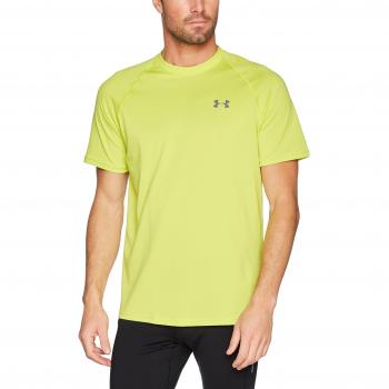 Under Armour Ua Tech Ss Tee Camisa de Manga Corta, Hombre, Amarillo, MD