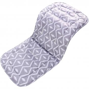 Miracle Baby Cojín Carro Bebe,Colchoneta Silla Paseo Universal Verano Transpirable,Cojín Silla de Paseo para el Cochecito y Asiento de Carro, 100% Algodón, 32x80cm