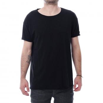 Nudie Jeans Co Men's Black Roger Slub T-Shirt, Size Small