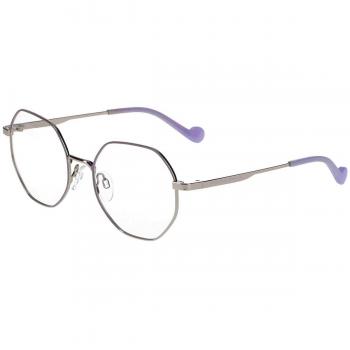 United Colors of Benetton 3117 821 Armazones para Mujer Plateadas, Lentes Recetados Para Mujer Silver, Gafas Recetadas para Mujer Plateadas