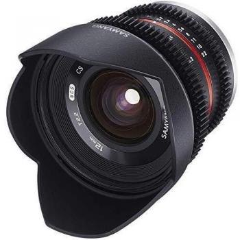 Samyang F1420502101 - Objetivo para vídeo VCSC-Mirrorless para Canon M