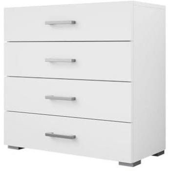 Cómoda Comfivo R101, con 4 cajones, blanco, 74x77x35cm