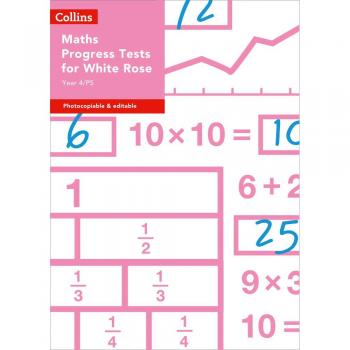 Pruebas de Progreso en Matemáticas para Año 4/P5 de White Rose - Evaluaciones y Tests, Libros Escolares de Collins UK