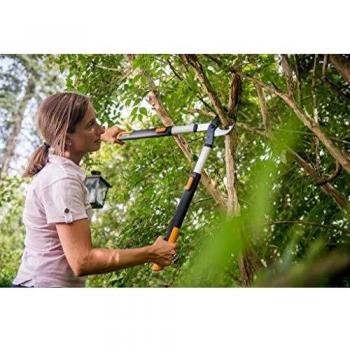 Fiskars SmartFit Lopper Bypass L86, Non-stick coating blade, Cutting diameter: 5 cm, Hardened steel, Handle length: 66-90 cm, Black/Orange, 1013564