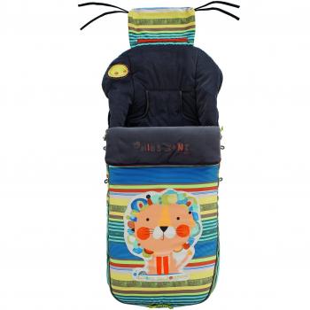 Jane - Saco Silla Paseo Jané Footmuff Nest azul/gris