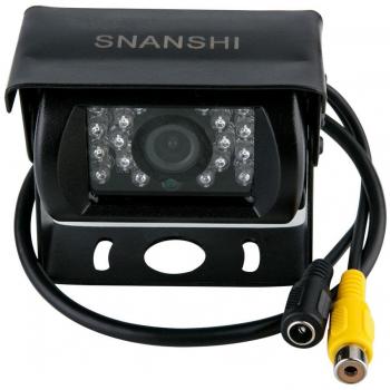 SNANSHI pastilla camión autobús vehículo, caravanas, copia de seguridad cámara de visión trasera con LED de visión nocturna de corte IR DC 9 V – 35 V amplia tensión