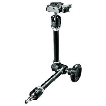 Manfrotto 244RC, Variable Friction Arm with Quick Release Plate, Aluminium, Universal 1/4 Inch Thread Attachment Included