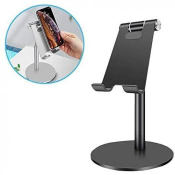 Soporte de mesa universal para smartphone y tablet - negro