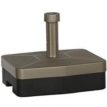 Weropa - Pie para sombrilla con ruedas, rellenable con arena