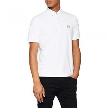 Men's Armani Exchange Polo Shirt - White, Size: M (38/Regular)