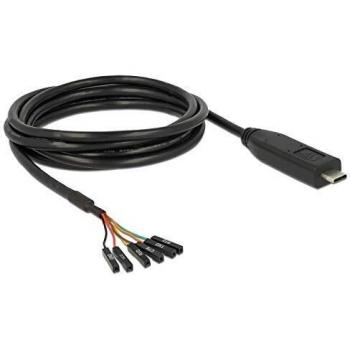 Convertidor USB-C 2.0 Macho a LVTTL 6 Pines Pinheader 2m