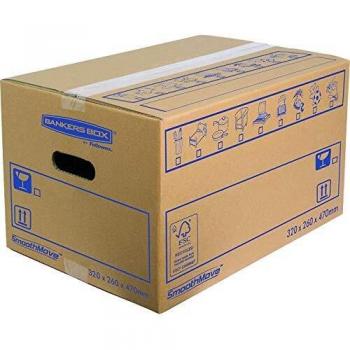 6207201 empaque Caja de cartón para envíos Azul, Marrón