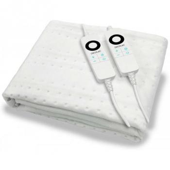Bajera eléctrica Calefactora HeatConfort Doble 160x140 con Apagado Automático y 6 Niveles de Temperatura Ajustables
