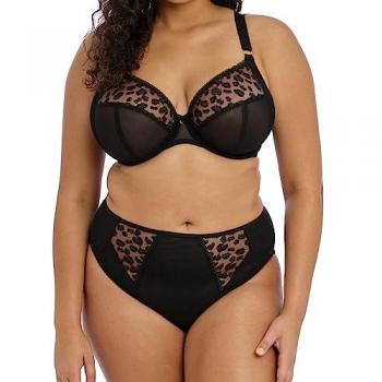 Elomi Namrah Underwire Bandless Plunge Bra - Black, Size 38FF, G-M Cup