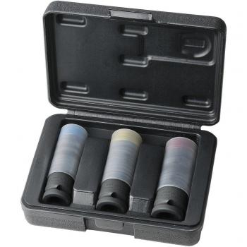 KS Tools 515.0990 - Pack de 3 llaves de vaso especiales para ruedas, para llantas de aluminio