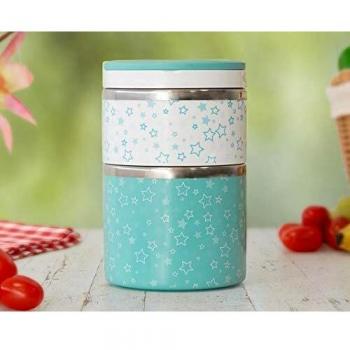 Kiokids Termo Papillero Acero Inoxidable Azul
