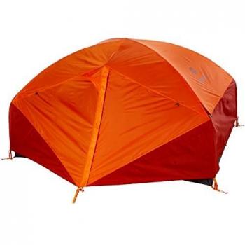Marmot Limelight 3P Ultraligera para 3 Personas, Trekking pequeña, Tienda de campaña, Totalmente Impermeable, Adultos Unisex, Cinder/Rusted Orange