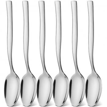 icxox Cucharas de Té Set de 6 Piezas, 15,2cm, Acero INOX 18/10