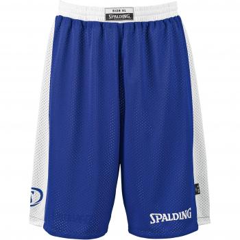 Spalding Essential Reversible Short de Juego, Hombre, Azul Royal/Blanco, M