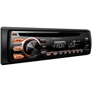 Pioneer DEH-1700UBA Radio CD con USB y Aux-In Iluminación Ámbar