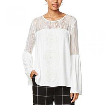 Desigual - Camiseta de manga larga - para mujer crudo XXL