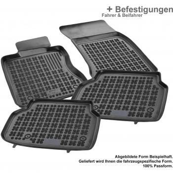 Rezaw 200318 Alfombrillas de Goma con Borde Fã ¼ r Audi Q7 II